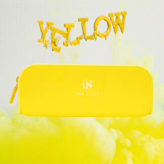 Estuche de lápiz amarillo