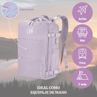 Mochila de Viaje Lila
